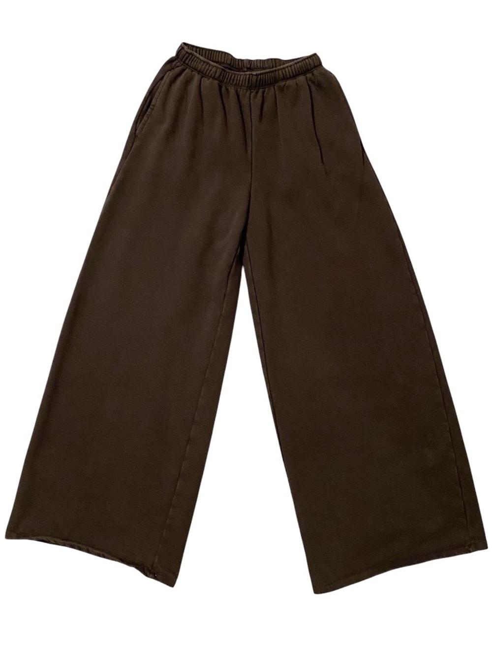 Gap Sweatpants Women’s Baggy Wide-Leg Size XXS Vintagesoft Brown Lounge - Picture 2 of 13